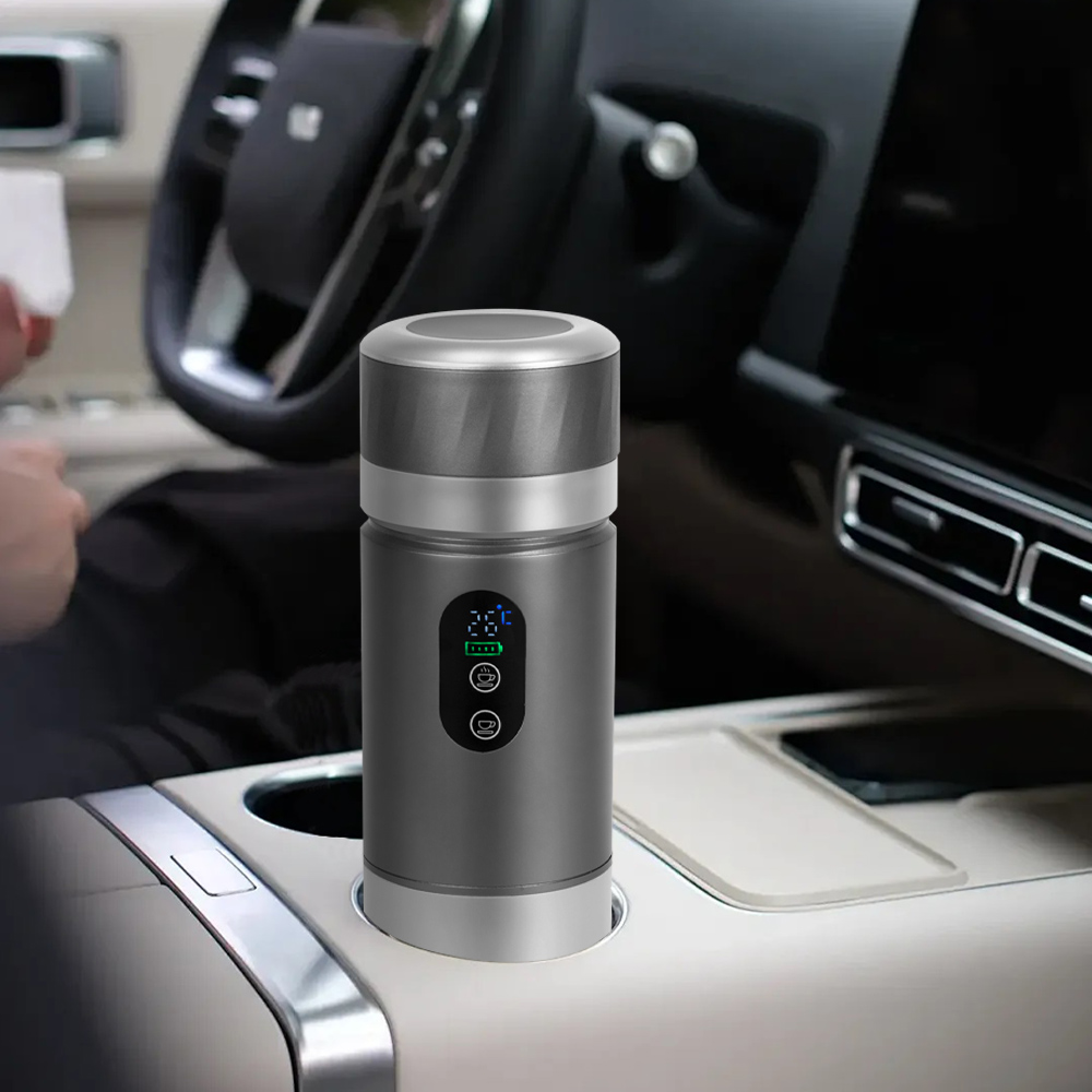 Coffee&Tea House Menu - Portable Self-Heating Espresso Coffee Maker LED