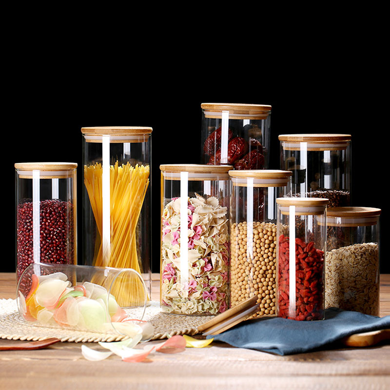 Coffee Bean And Tea Leaf - Glass Food Storage Jars with Airtight