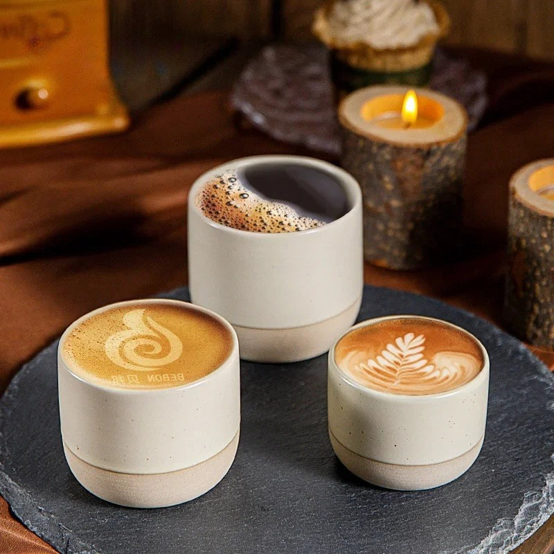 Coffee Tea Tumbler - Vintage Coffee Mug 100ml 170ml 200ml