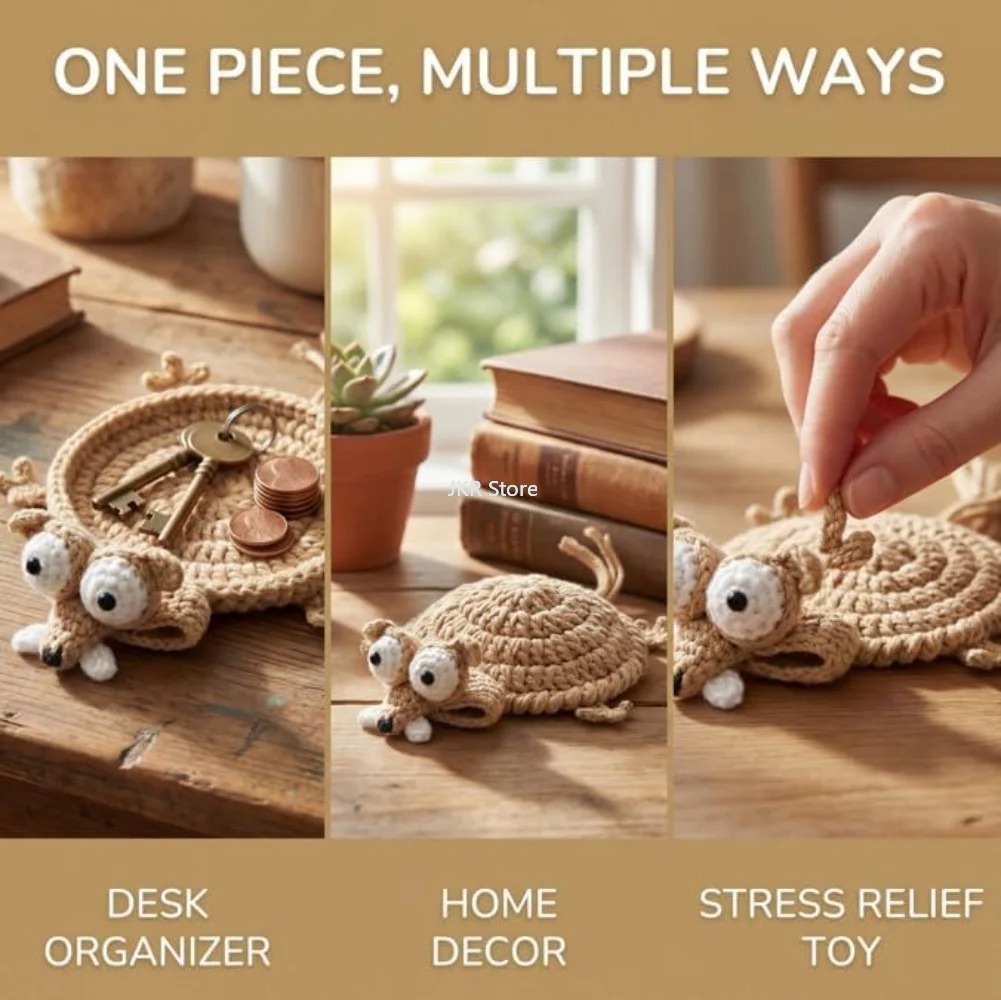 Animal Crochet Cup Coaster Han - Coffee And Tea Bar 评论和价格