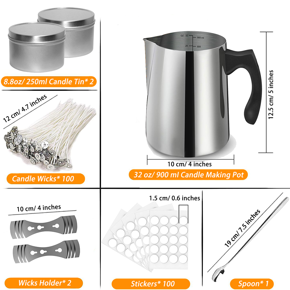 Candle Making Starter Kit Supp - Pour Over Kettle 评论和价格