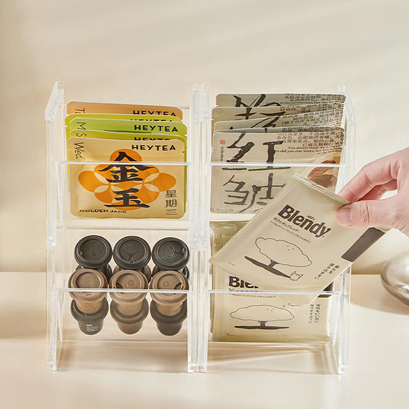 Vertical Tea Box Holder Stacka - Coffee Tea Box 评论和价格