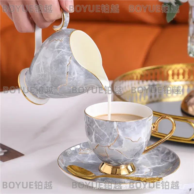 Luxury Bone China Coffee Cup a - Coffee Tea Box 评论和价格