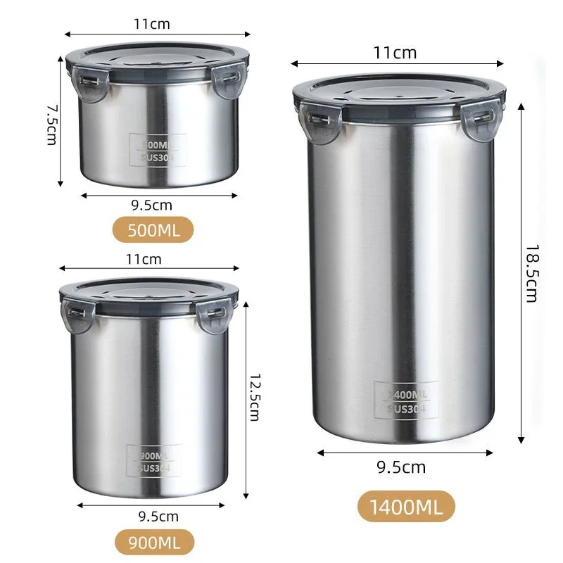 Stainless Steel Food Container - Coffee Bean And Tea Leaf 评论和价格