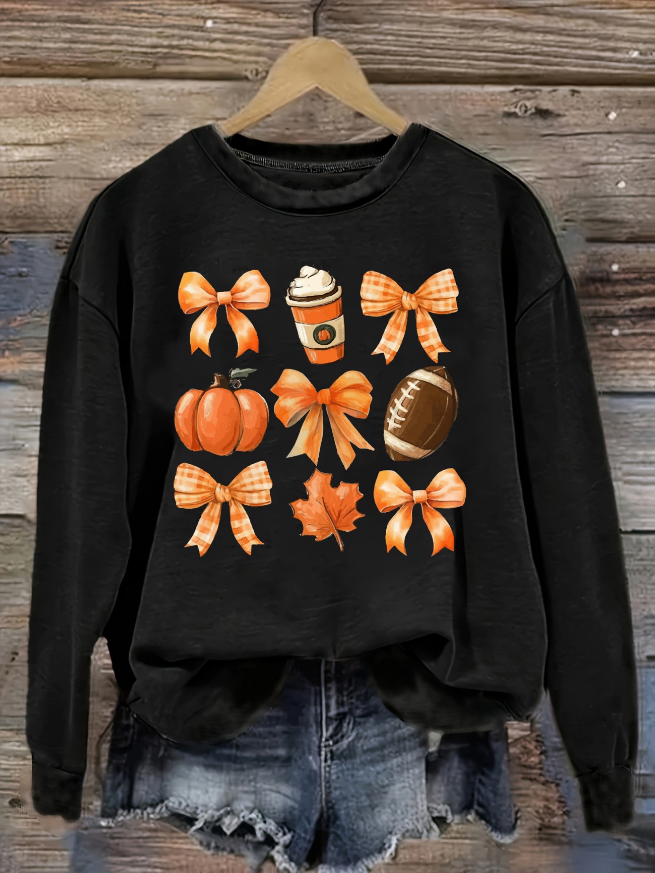 Women's Casual Long Sleeve Cre - Coffee&Tea House Menu 评论和价格
