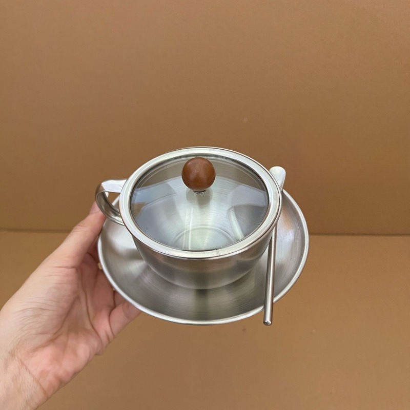 Retro Stainless Steel Coffee C - Coffee Tea And Sugar Canister Set 评论和价格