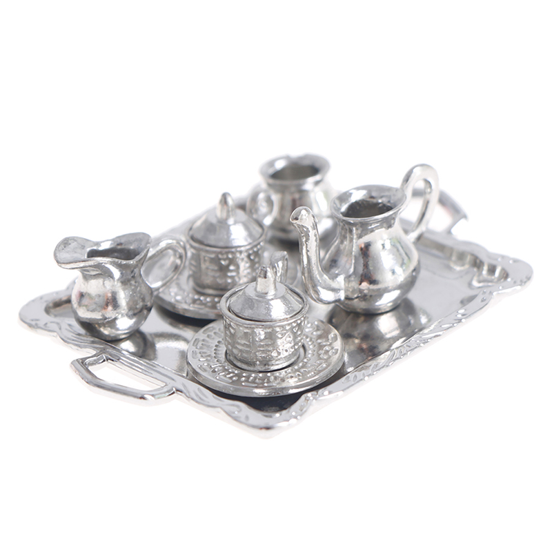 10pcs/Set 1/12 Dollhouse Minia - Coffee Tea Sugar Set 评论和价格