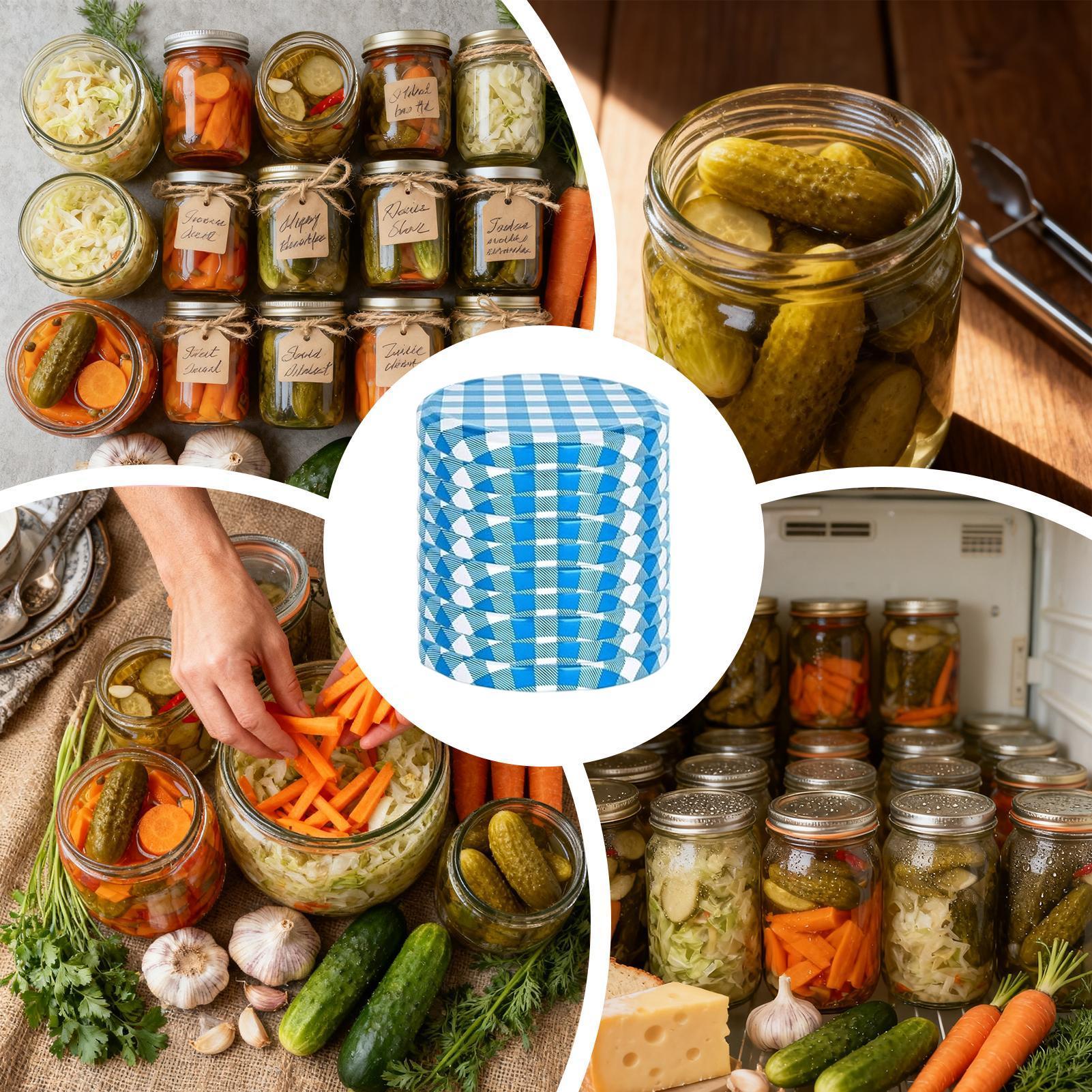 Canning Jar Lids 50 Piece Leak - Coffee Tea Jars 评论和价格