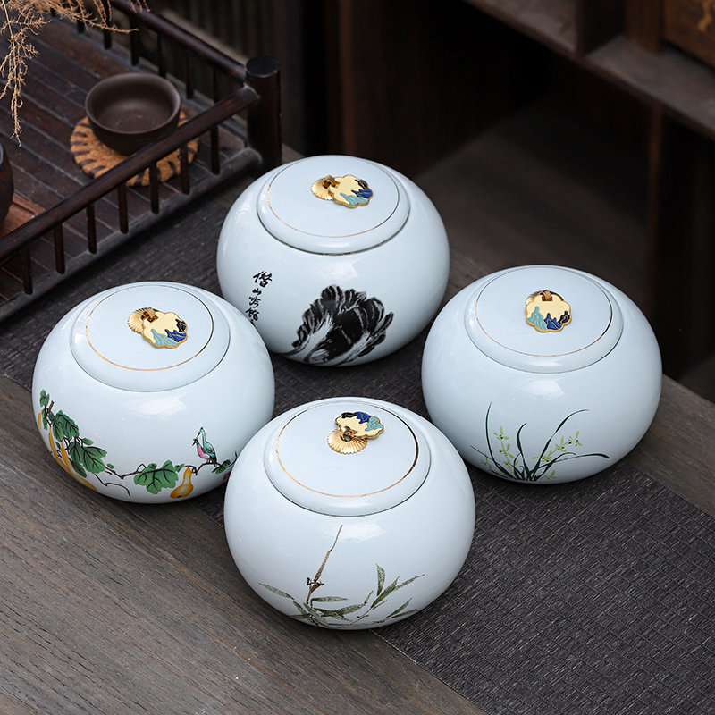 Blue-green Porcelain Tea Leaf  - Coffee Bean And Tea Leaf 评论和价格