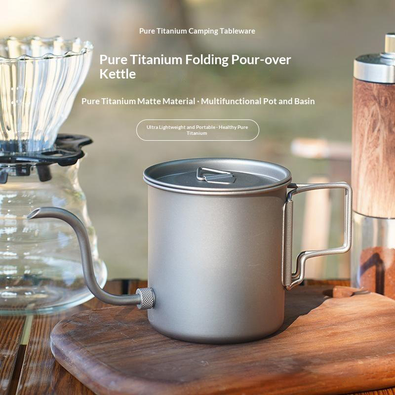 Pure Titanium Gooseneck Pour O - Pour Over Kettle 评论和价格