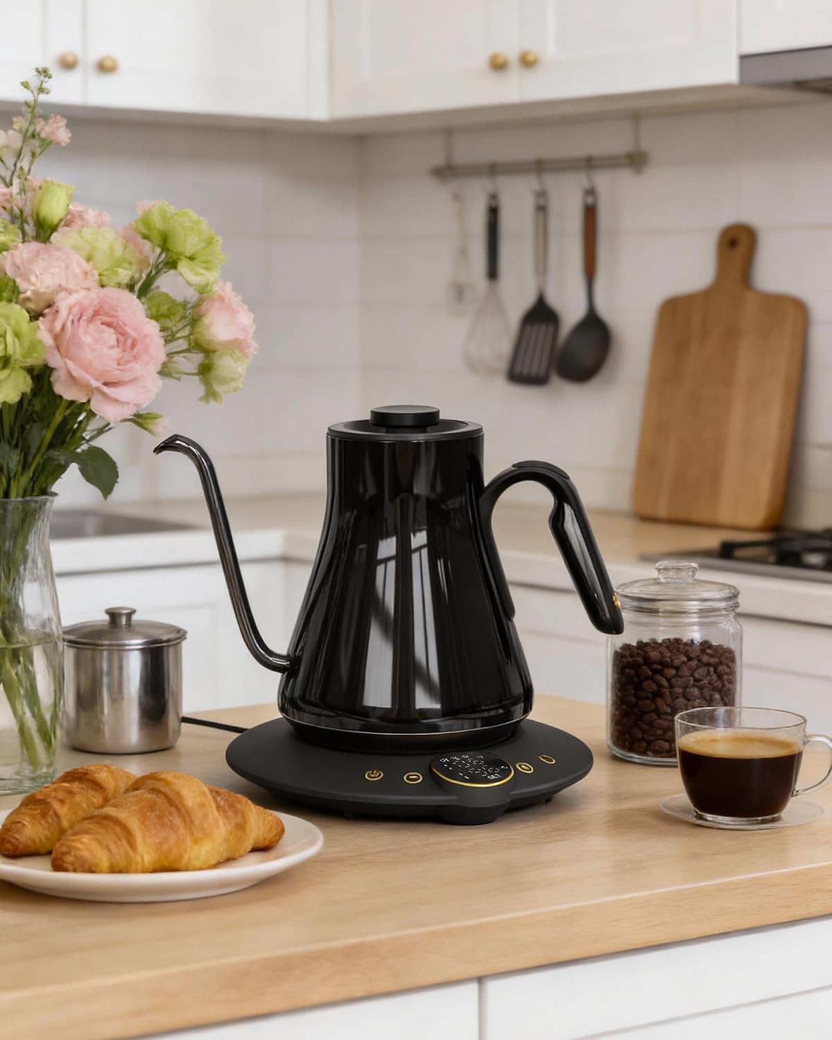 Gooseneck Electric Kettle, ±1° - Pour Over Kettle 评论和价格