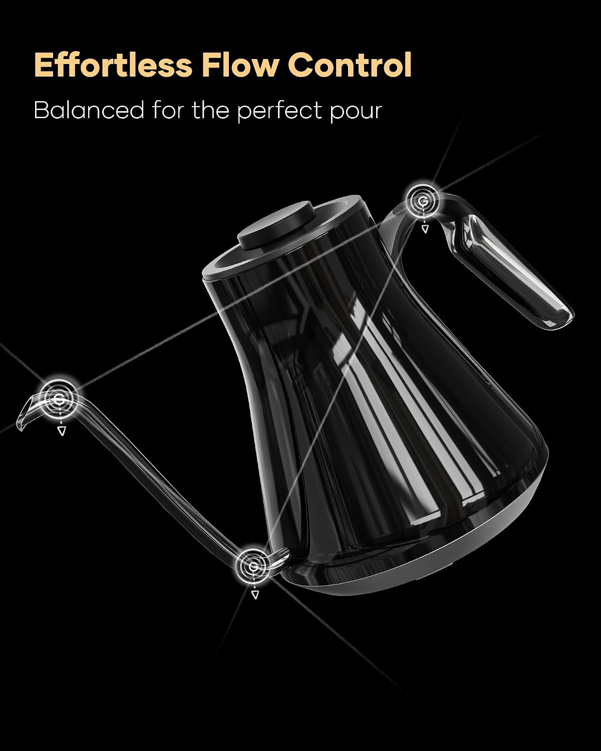 Gooseneck Electric Kettle, ±1° - Pour Over Kettle 评论和价格