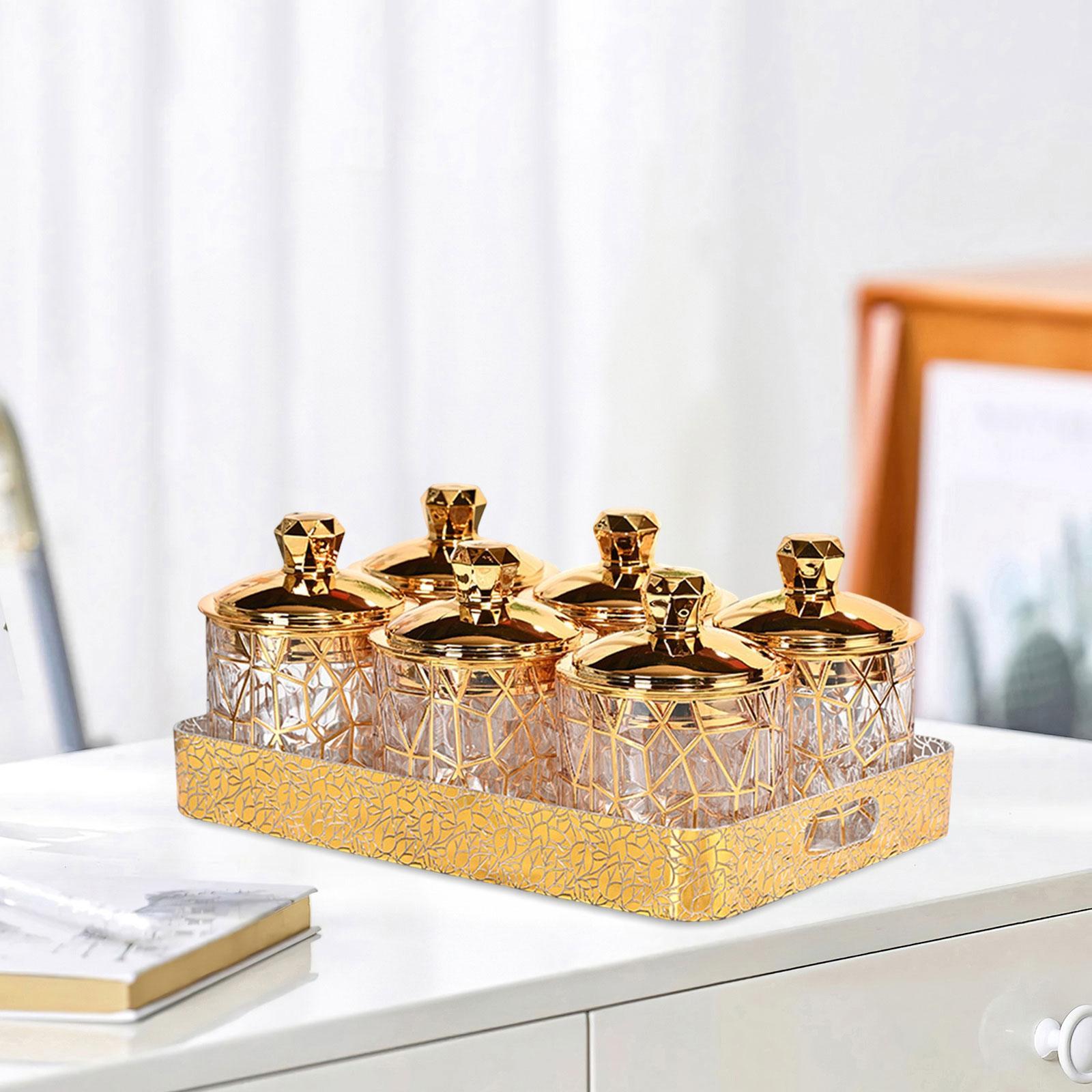 Countertop Food Storage Jars A - Coffee Tea And Sugar Canister Set 评论和价格