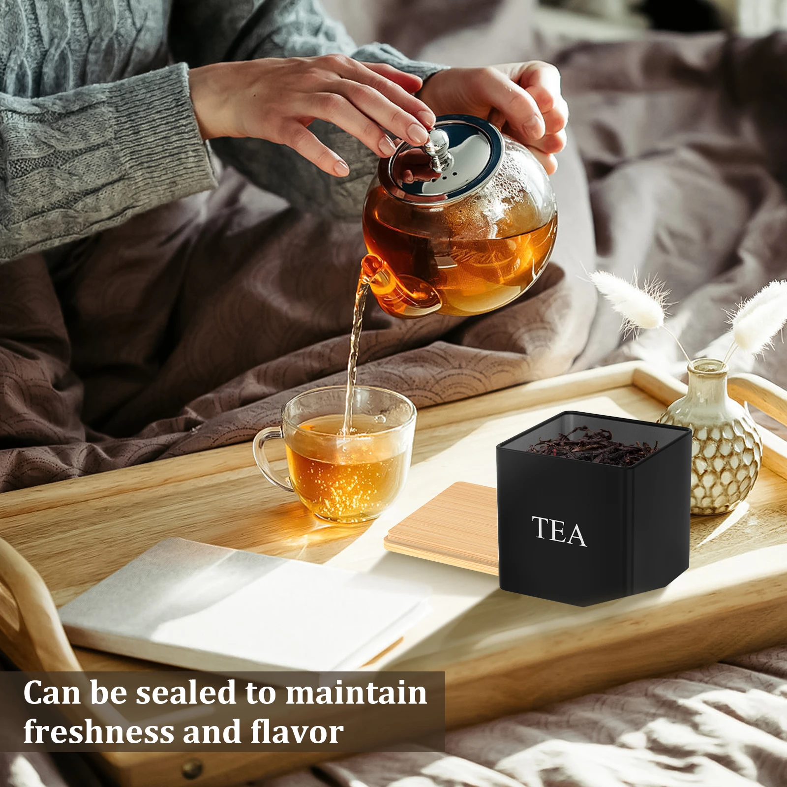 3Pcs Set 500ml Tea Sugar Coffe - Coffee Tea And Sugar Canister Set 评论和价格