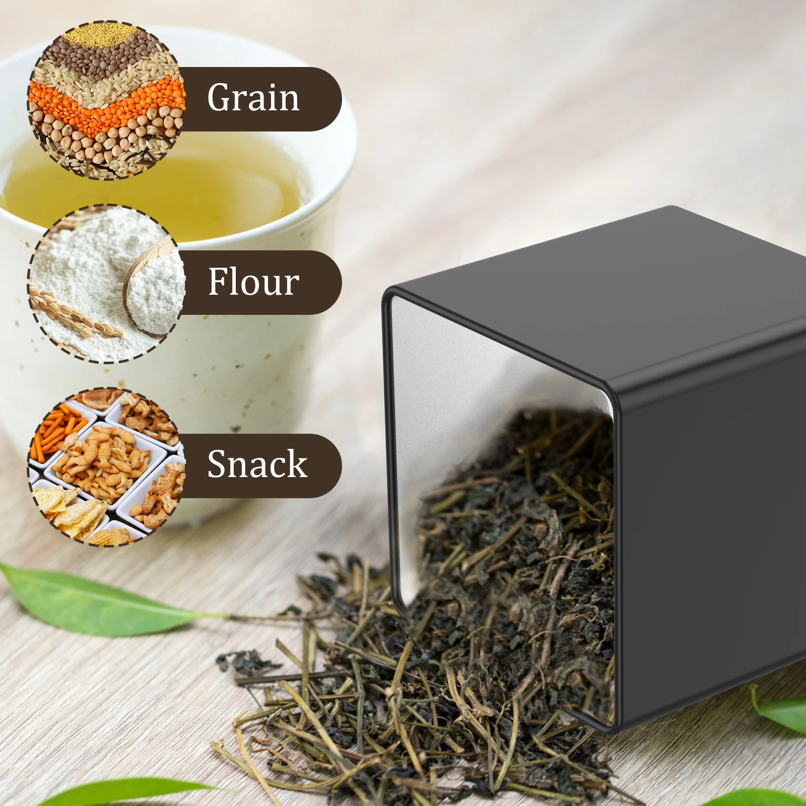 3Pcs Set 500ml Tea Sugar Coffe - Coffee Tea And Sugar Canister Set 评论和价格