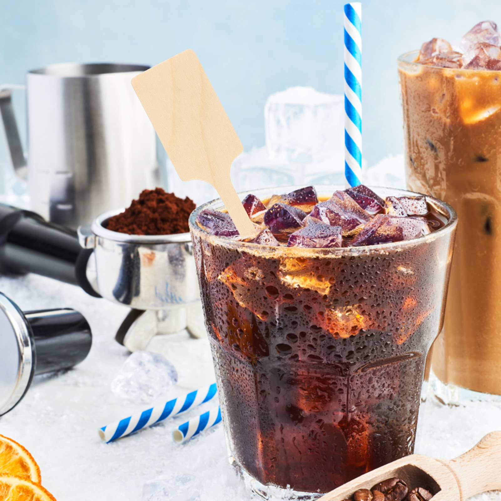 100Pcs Wooden Coffee Stirring  - Coffee And Tea Bar 评论和价格