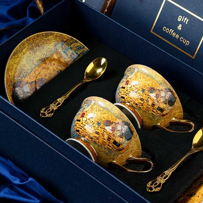 Royal Baroque Style Bone China - Coffee Tea Sugar Set 评论和价格