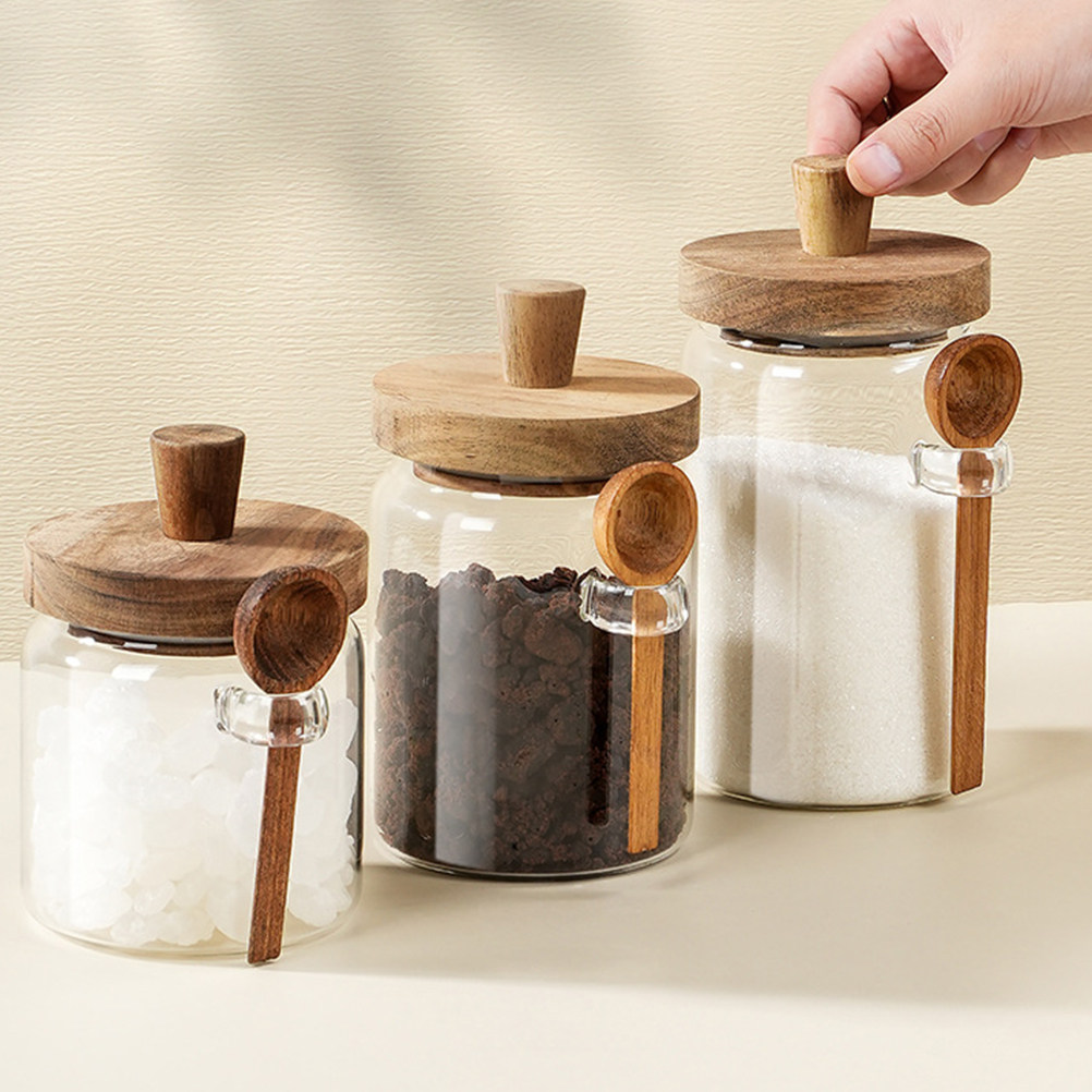Transparent Glass Food Storage - Coffee Tea Jars 评论和价格