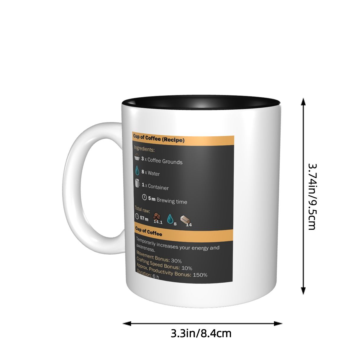 Cup Of Coffee (Recipe) Mug Fun - Coffee Milk Tea Recipe 评论和价格