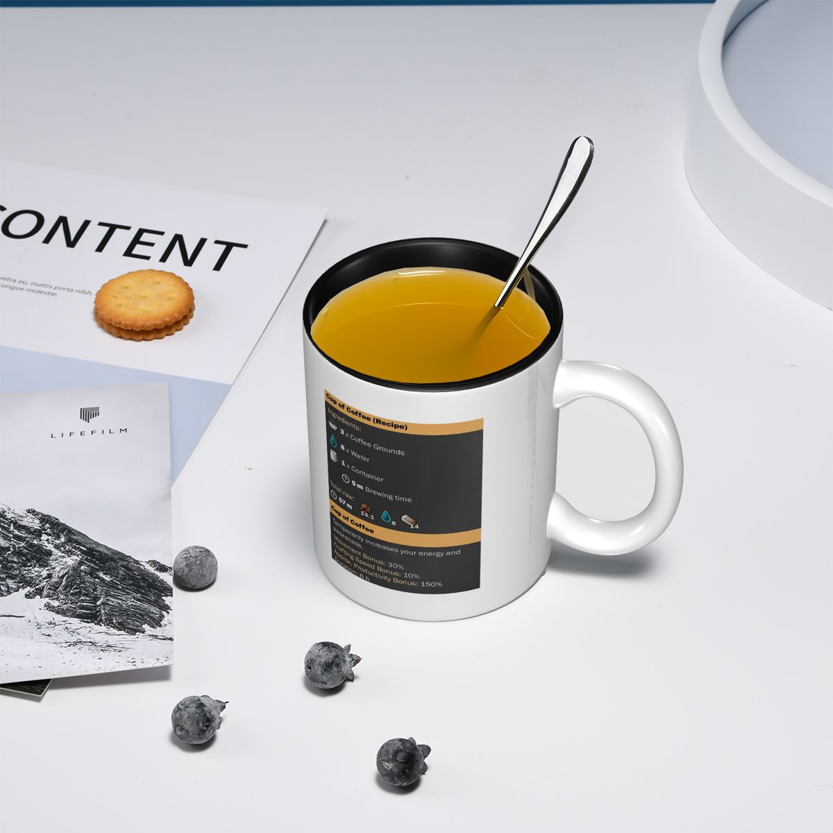 Cup Of Coffee (Recipe) Mug Fun - Coffee Milk Tea Recipe 评论和价格