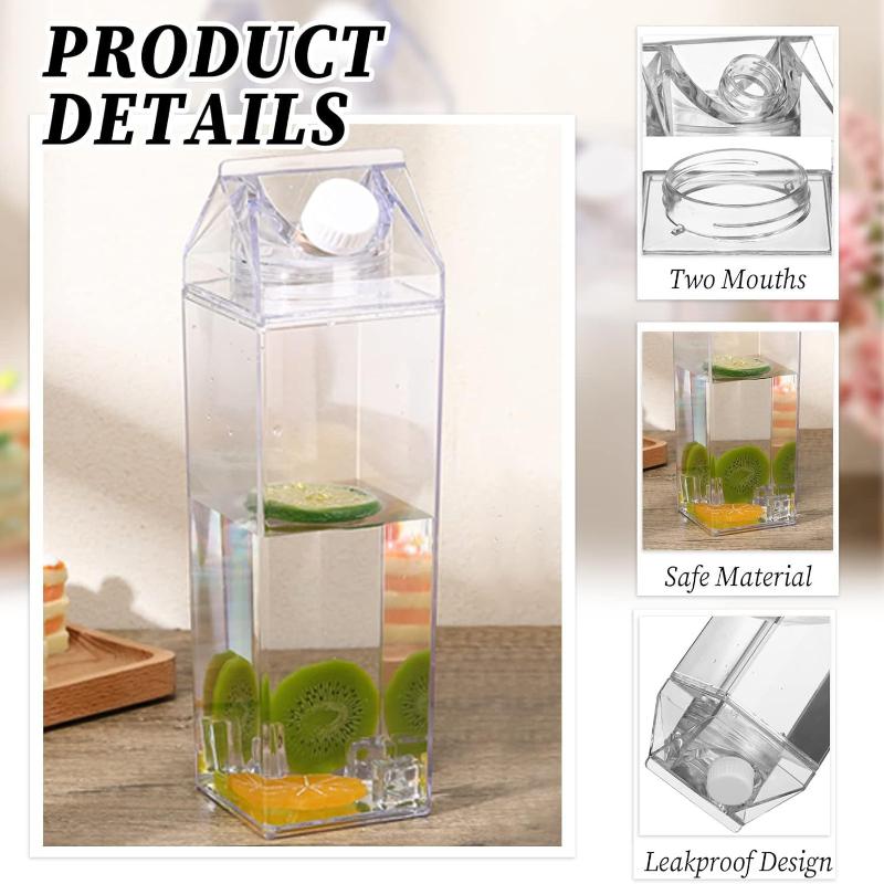 750ML Transparent Milk Bottle  - Coffee Tea Box 评论和价格