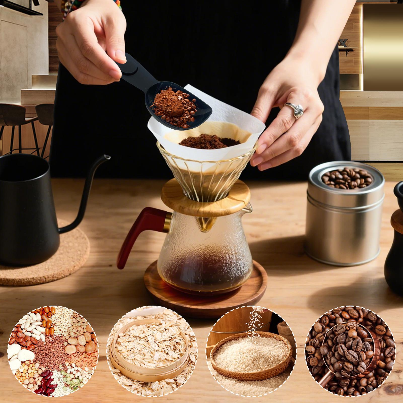 Coffee Scoop with Clip Multi-p - Coffee Bean And Tea Leaf 评论和价格