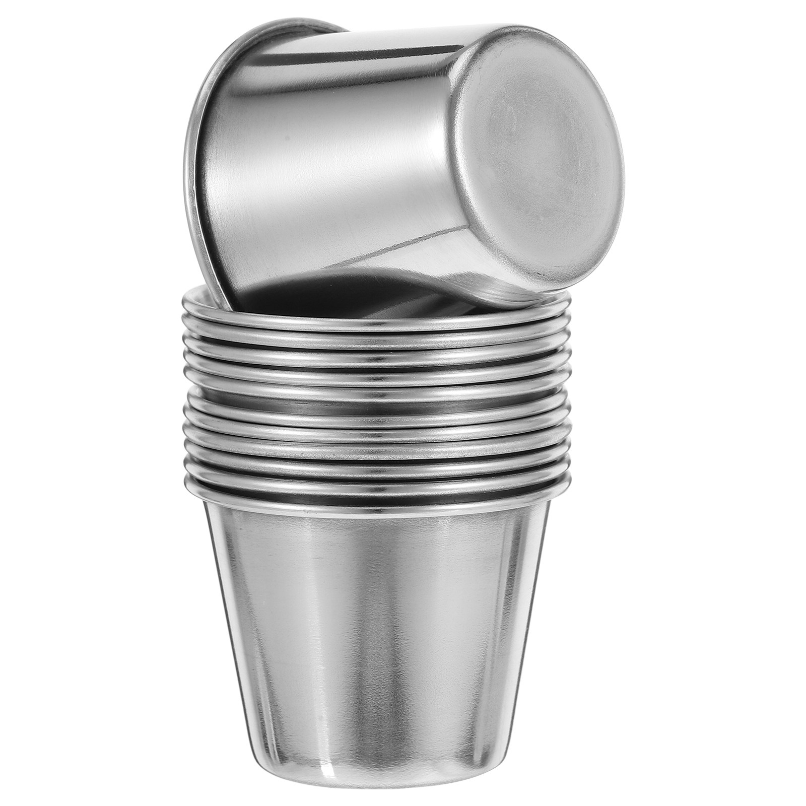 12Pcs Stainless Steel Liquor C - Coffee And Tea Bar 评论和价格