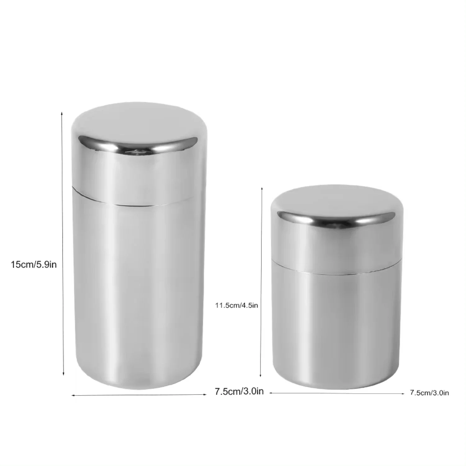 Stainless Steel Tea Leaf Tins  - Coffee Tea Sugar Set 评论和价格