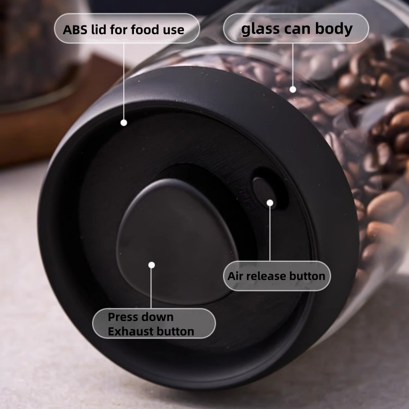 Multi Capacity Black Lid Coffe - Coffee Tea Jars 评论和价格