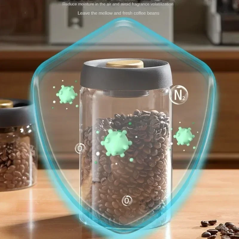 Multi Capacity Black Lid Coffe - Coffee Tea Jars 评论和价格