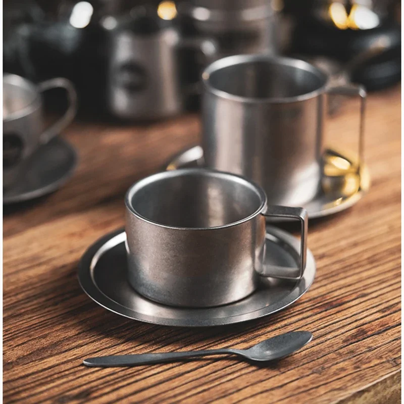 Retro Series Coffee Cup Set Do - Coffee Tea And Sugar Canister Set 评论和价格