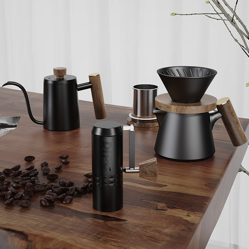DHPO Luxury Coffee Kit Set wit - Pour Over Kettle 评论和价格