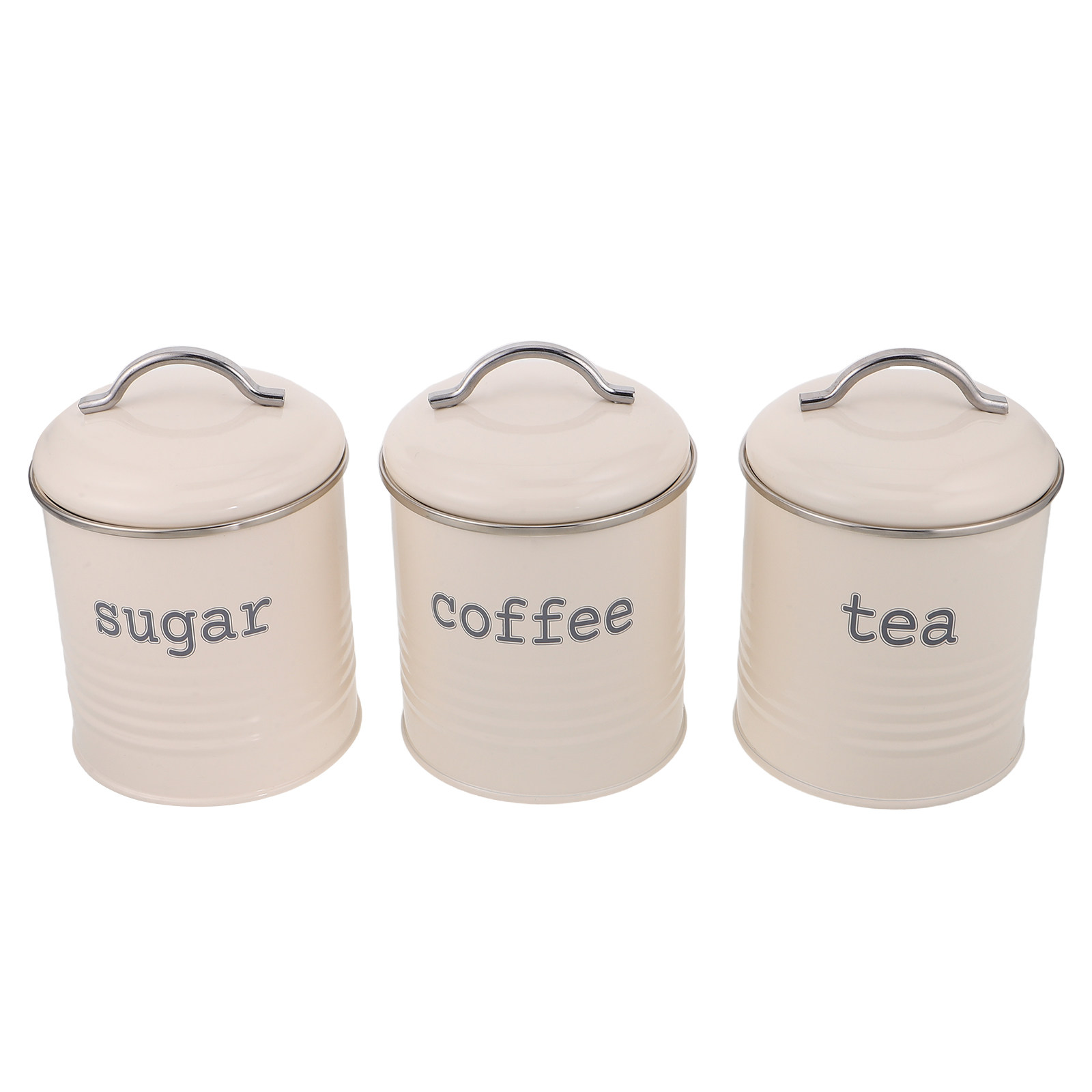 3Pcs Sealed Coffee Bean Contai - Coffee Tea Jars 评论和价格