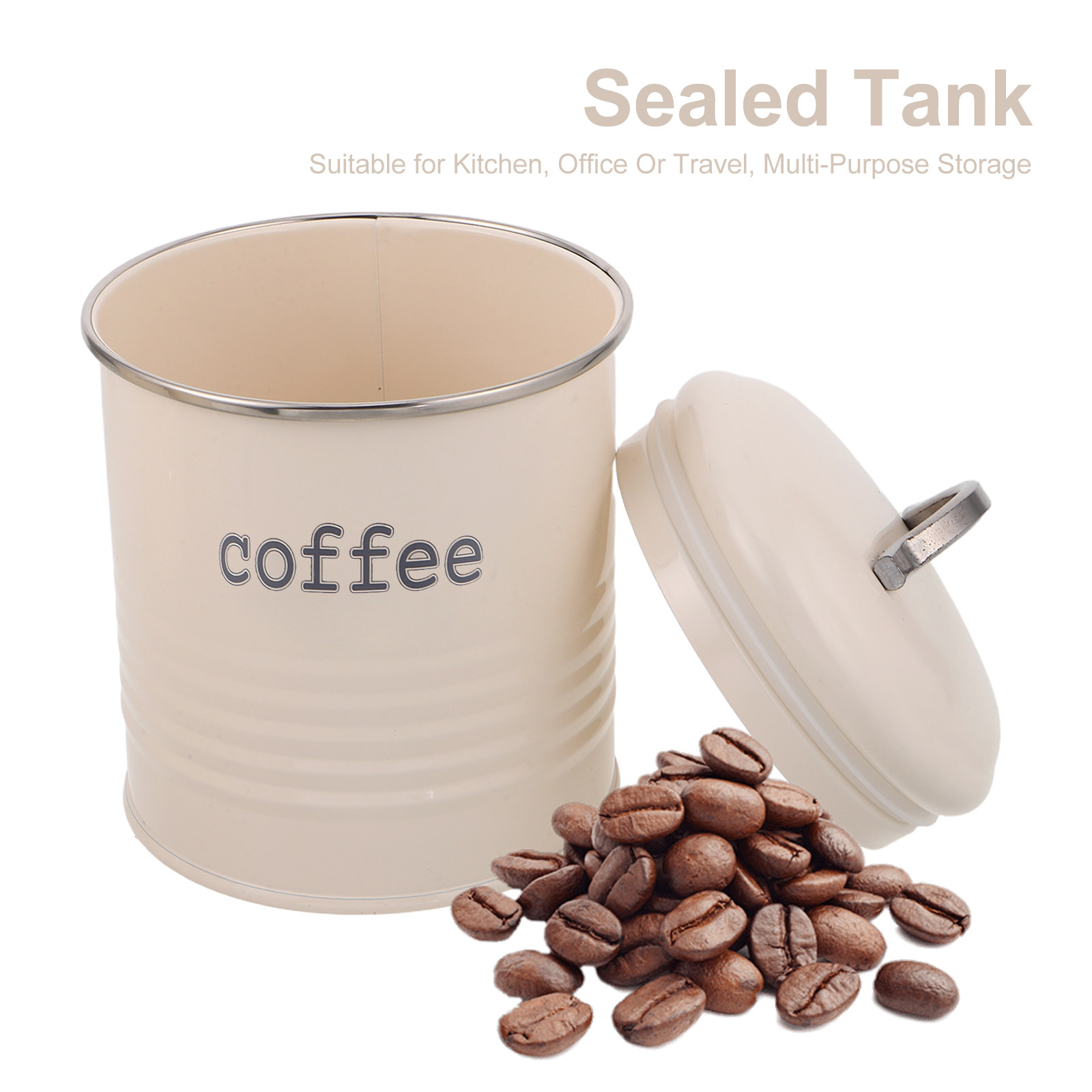 3Pcs Sealed Coffee Bean Contai - Coffee Tea Jars 评论和价格