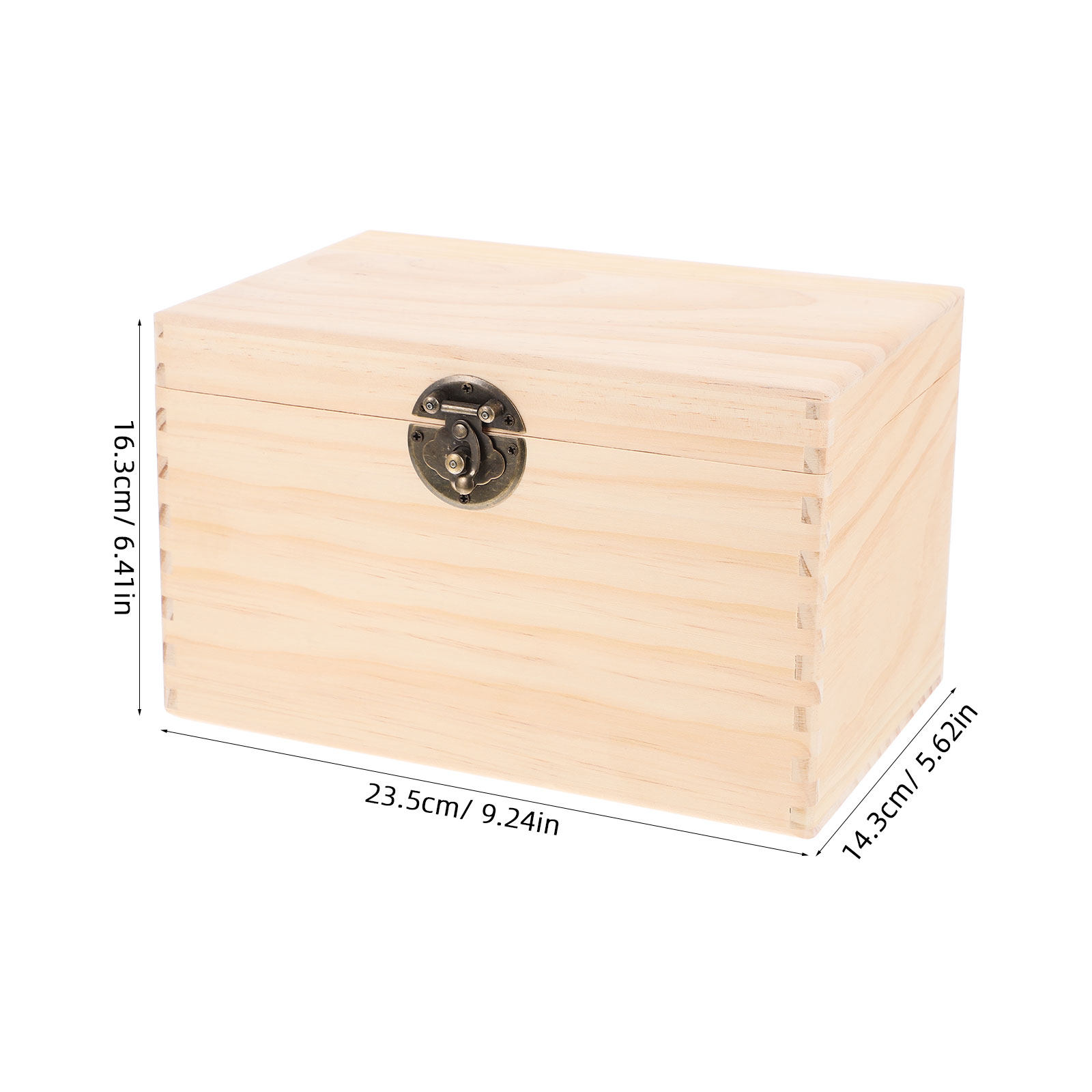 Sturdy Pine Wood Tea Box Stora - Coffee Bean And Tea Leaf 评论和价格