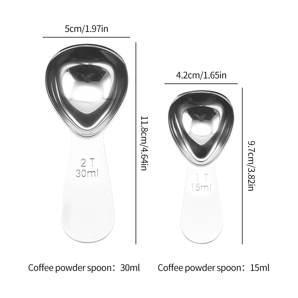 15ml/30ml Stainless Steel Coff - Coffee Tea Sugar Set 评论和价格